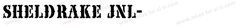 Sheldrake JNL字体转换